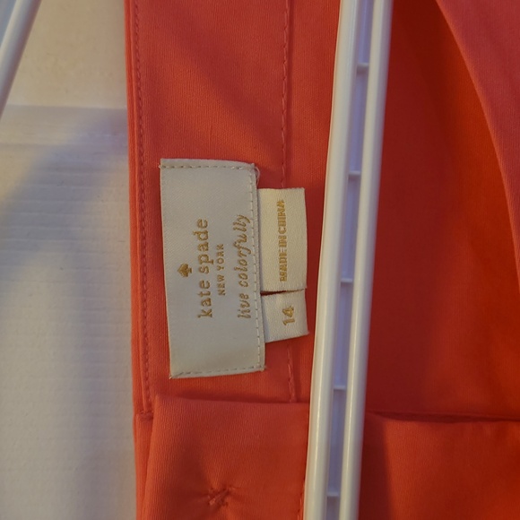 Kate Spade pink peplum top - Picture 2 of 3